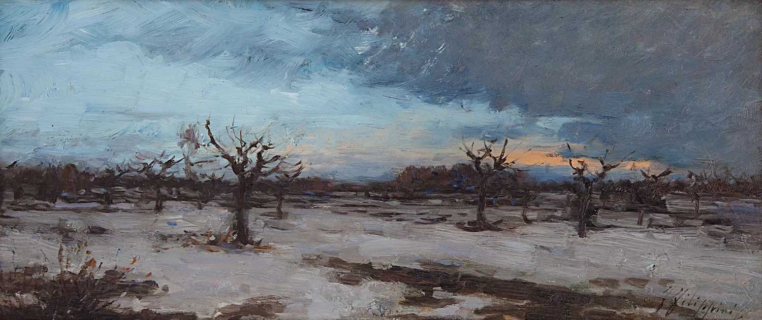  78-Francesco Filippini-Neve in pianura 